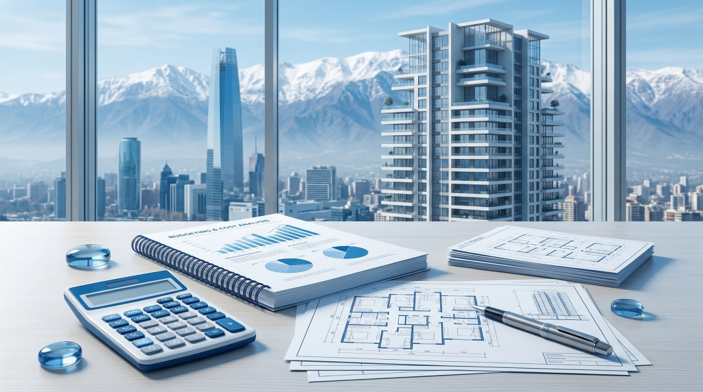 Calculadora y documentos financieros para compra de departamento en Chile