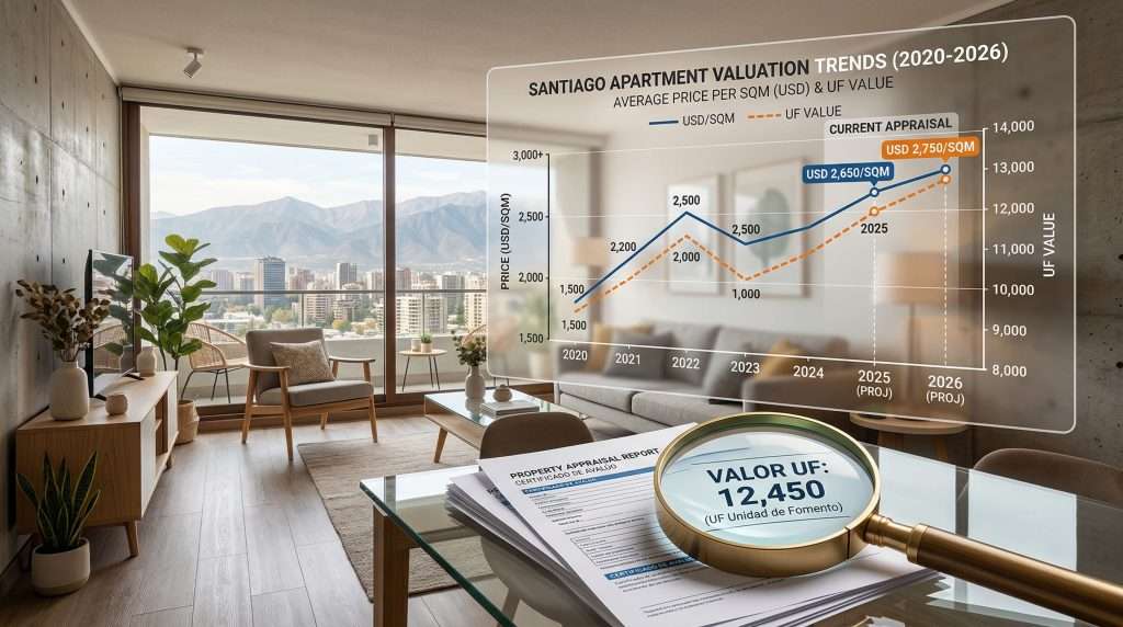 Valorización de propiedad en Santiago Chile REMAX First