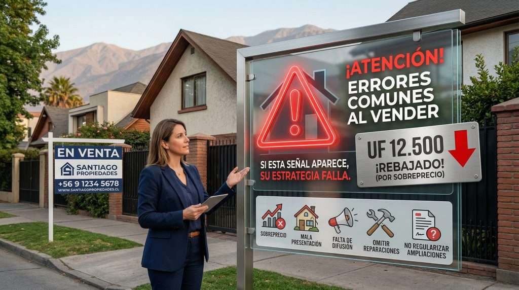 Errores costosos al vender propiedad en Chile